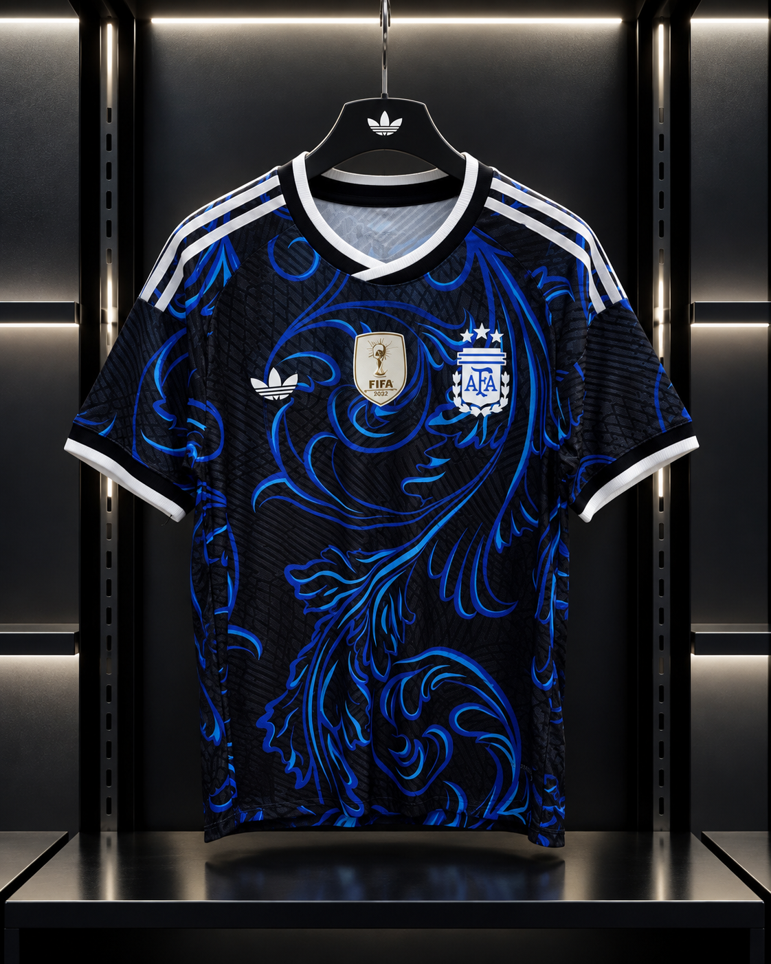 Argentina Black & Blue Baroque Jersey – adidas World Cup Champions Edition