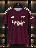 Arsenal Burgundy 2025/26 Third Jersey – adidas Football Shirt