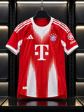 Bayern Munich 2025/26 Home Jersey – Red & White adidas Football Shirt