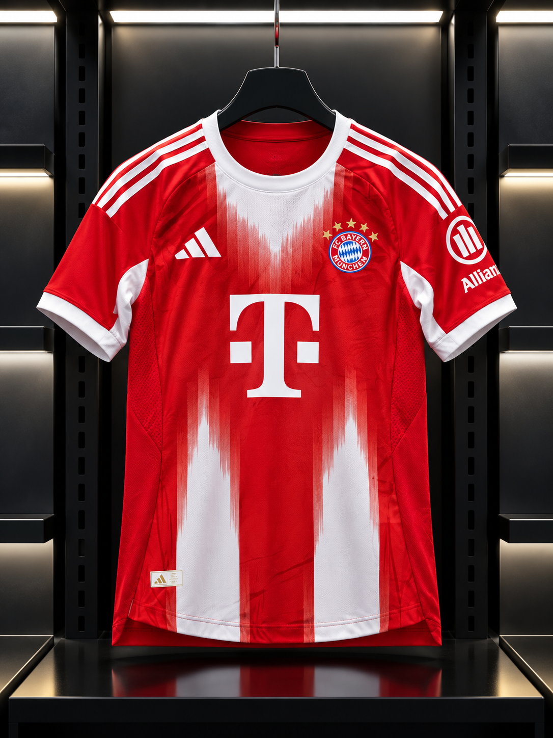 Bayern Munich 2025/26 Home Jersey – Red & White adidas Football Shirt
