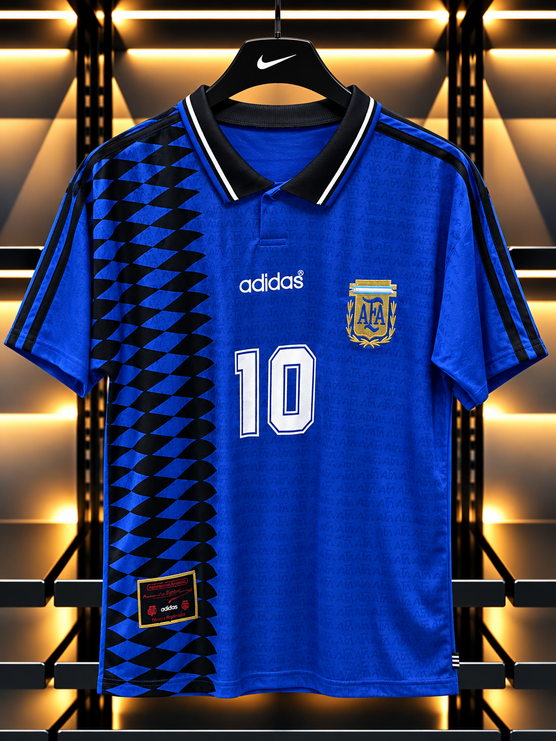 Argentina 1994 Home Retro Football Jersey – Maradona #10