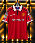 Manchester United 1998/99 Home Football Jersey – Umbro Retro