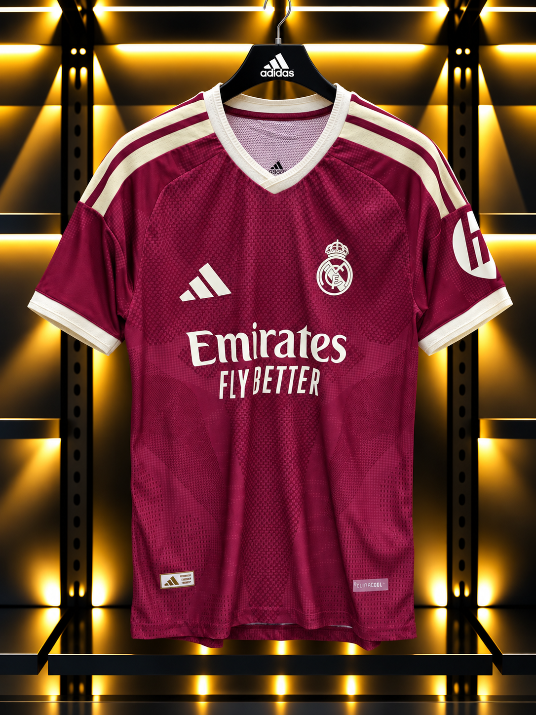 Real Madrid 2026/27 Third Football Jersey – Burgundy
