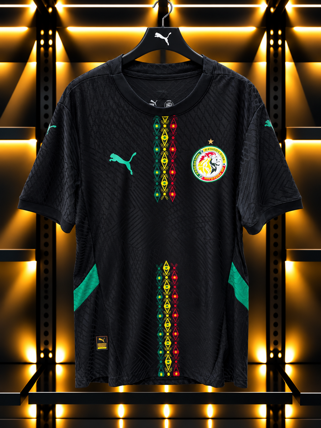 Senegal Black Football Jersey