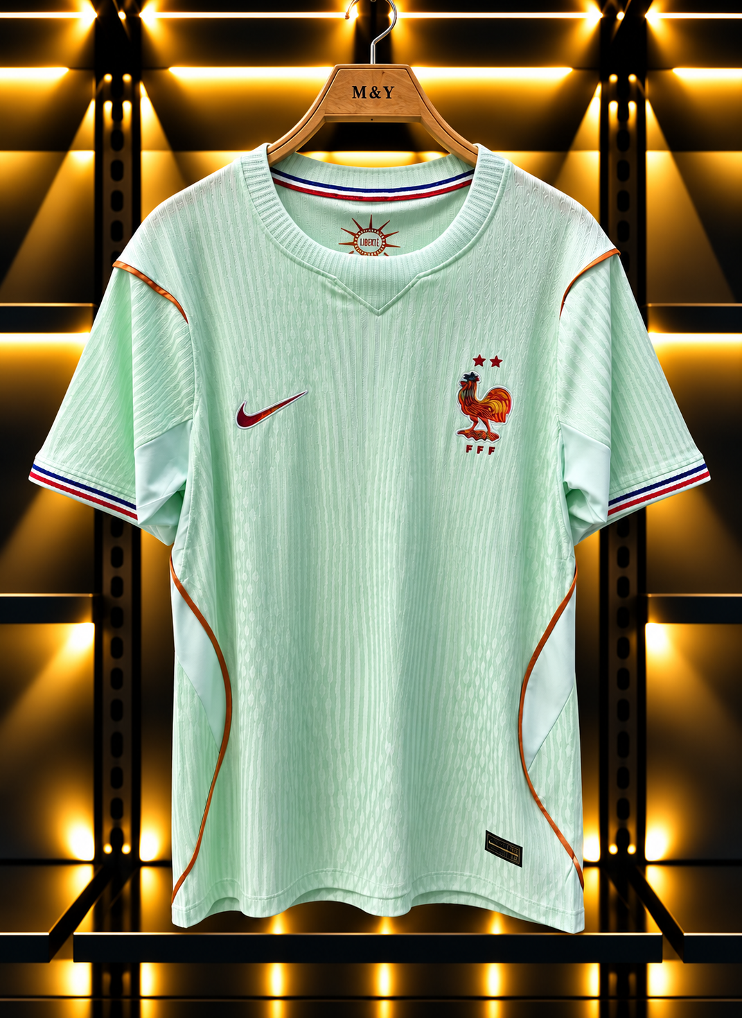 France Mint Green Football Jersey