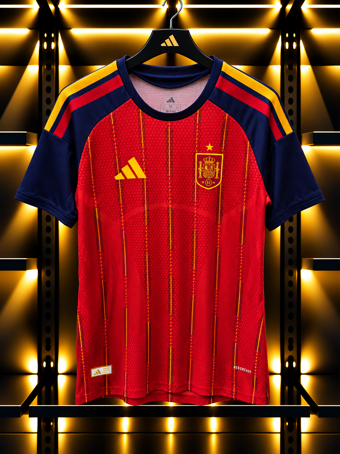 Spain 2026 Home Football Jersey – Adidas | Red & Navy