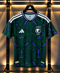 Saudi Arabia Football Jersey – Adidas | Green & Purple Geometric