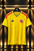 Colombia 2024/25 Home Football Jersey – Yellow, Red & Blue Adidas Soccer Shirt