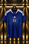 Japan 2024/25 Home Football Jersey – Navy Blue Adidas Soccer Shirt | Japan National Team