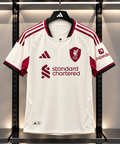 Liverpool FC Away Jersey – Cream & Maroon Football Shirt