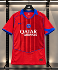 PSG Red & Blue Football Jersey – Qatar Airways Shirt