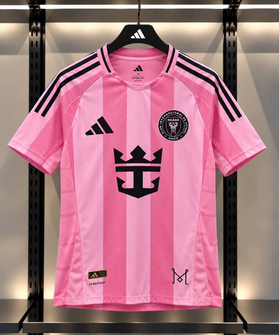 Inter Miami Pink Home Football Jersey – Black Details