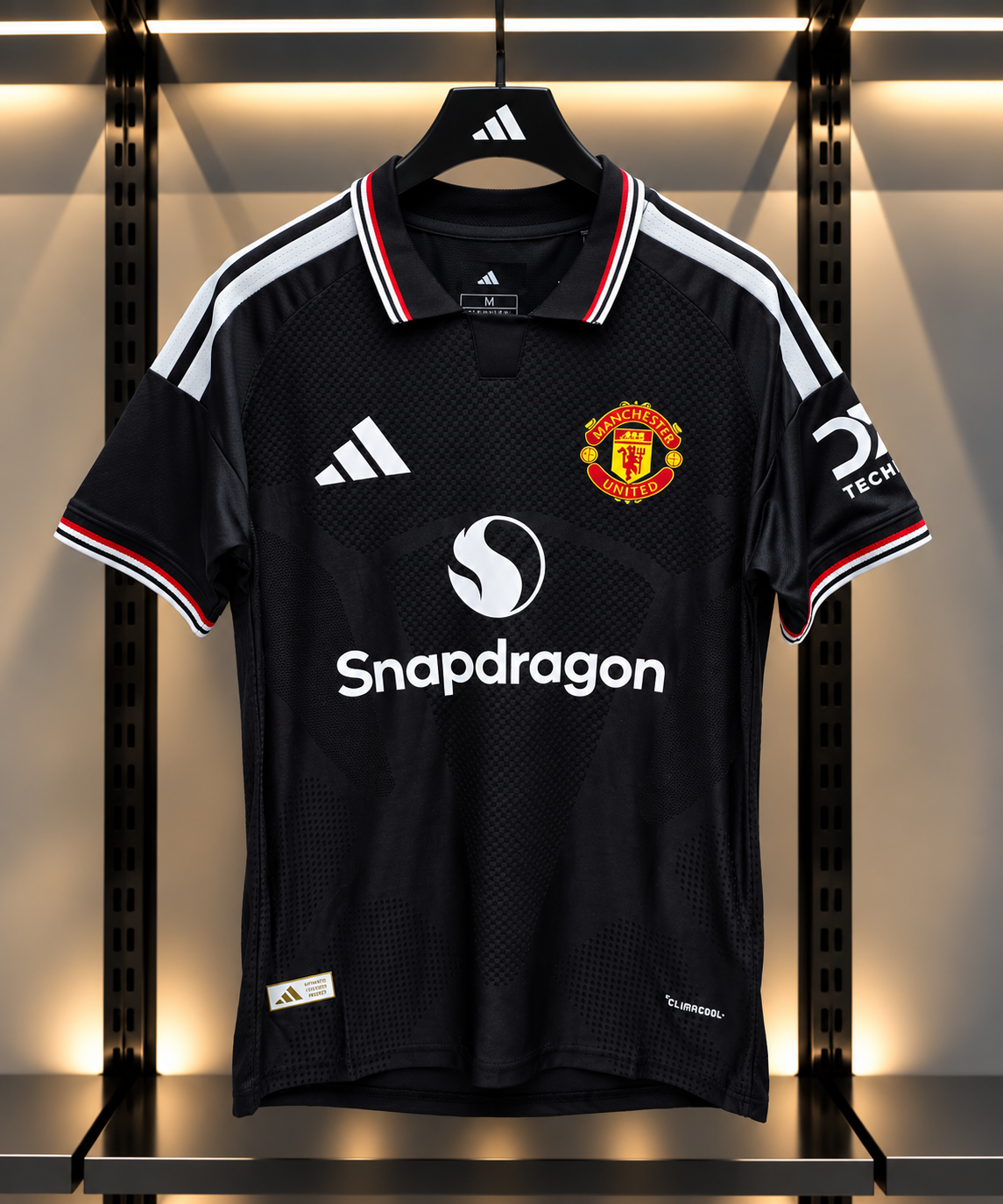 Manchester United Black Football Jersey – Snapdragon