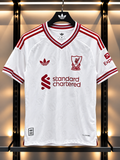 2025/2026 Liverpool FC Home Football Jersey – White & Red