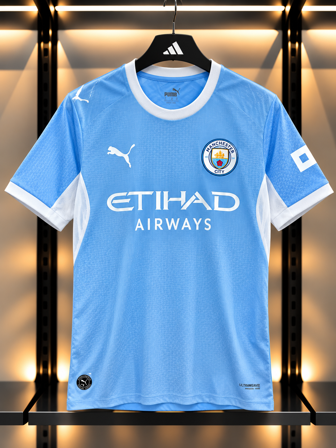 2025/2026 Manchester City Home Football Jersey – Sky Blue