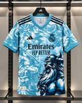 Real Madrid Viking Edition Jersey – White & Ice Blue