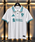 Liverpool FC White & Teal Football Jersey – Standard Chartered