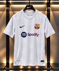 FC Barcelona White Away Football Jersey – Spotify