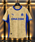 Olympique Marseille 2024/25 Away Football Jersey – Gold & Blue