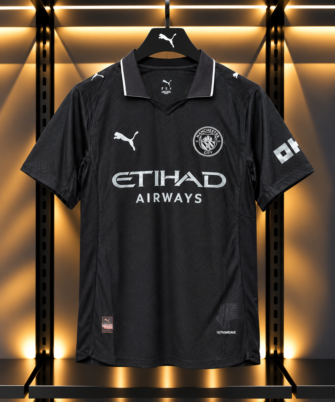 Manchester City 25/26 Away Football Jersey – Black