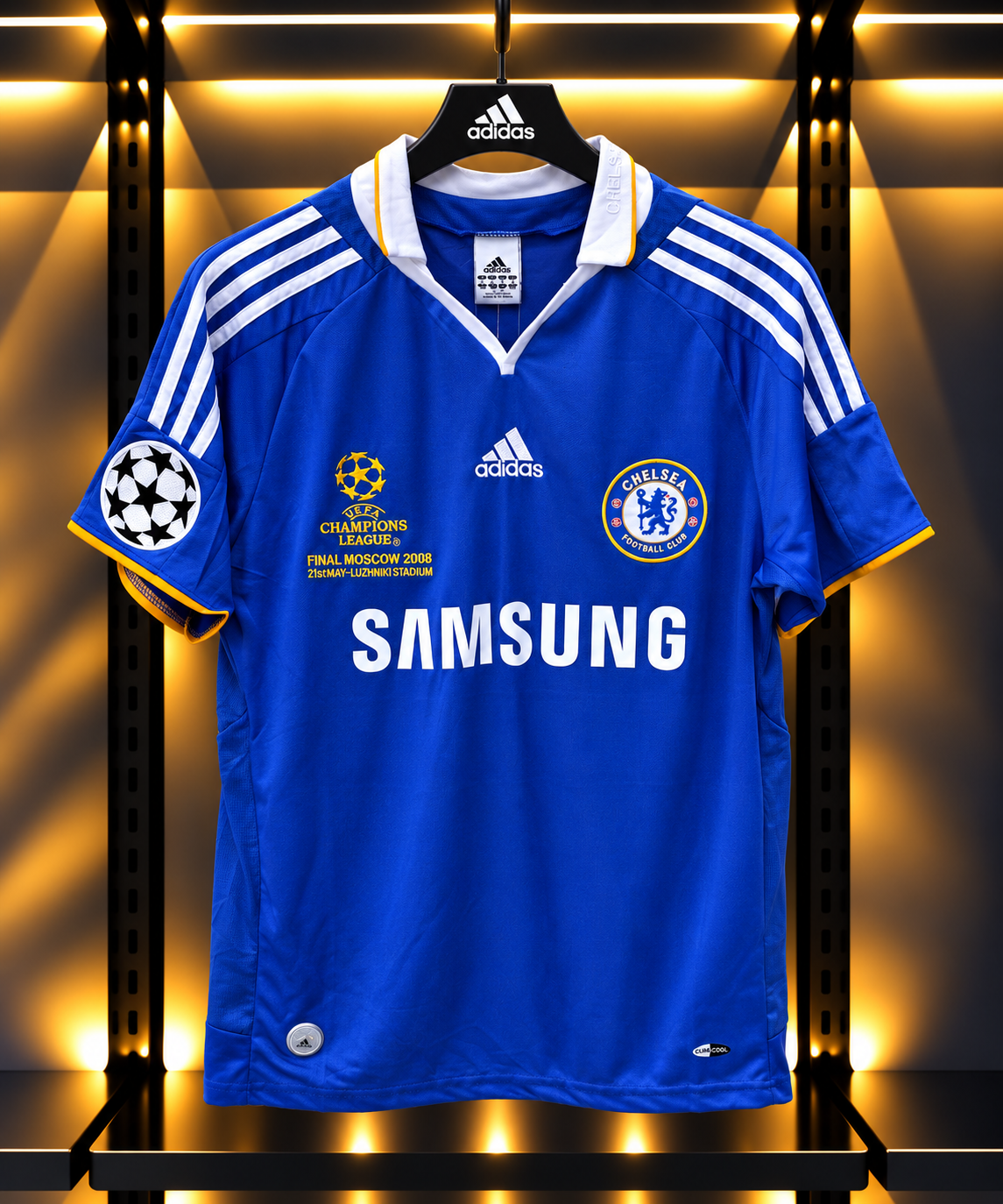 Chelsea 2007/08 Champions League Final Football Jersey – Adidas