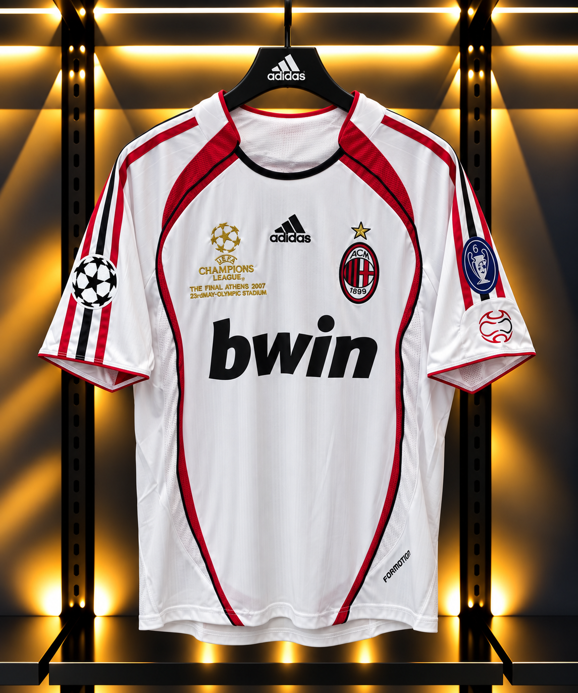 AC Milan 2006/07 Champions League Final Away Football Jersey – Adidas