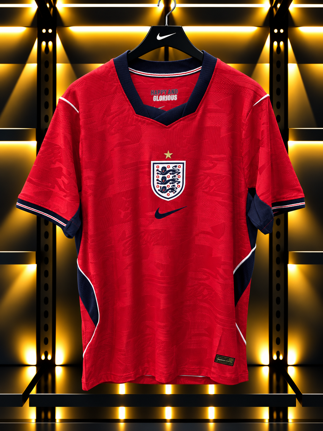 England 2026 World Cup Away Football Jersey – Red