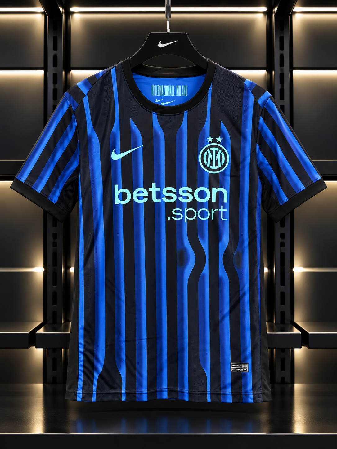 Inter Milan 2025/26 Home Jersey – Black & Blue Nike Football Shirt