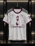 Manchester United 2025/26 Away Jersey – White & Burgundy adidas Football Shirt