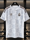 Real Madrid x Louis Vuitton Inspired White Football Jersey – Luxury Edition