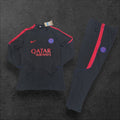 PSG Training Tracksuit – Black/Navy/Red, Nike, Qatar Airways sponsor