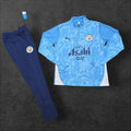 Manchester City Training Tracksuit – Light Blue Print, Puma, Asahi Super Dry sponsor