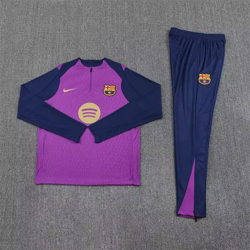 FC Barcelona Training Tracksuit – Purple/Navy, Nike, Spotify sponsor